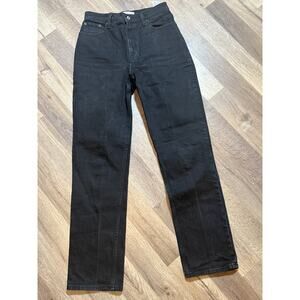 Abercrombie 90s Curve Love Jeans Black Size 28